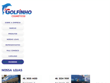 Tablet Screenshot of golfinhocosmeticos.com.br
